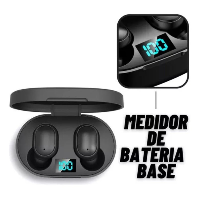 Fone De Ouvido Dual Led Bluetooth 5.0 Airdots Air Sem Fio - Preto